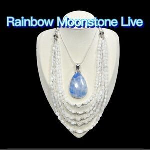 Like 4 NOTIFICATIONS! 💎925 Rainbow Moonstone Live Show💎